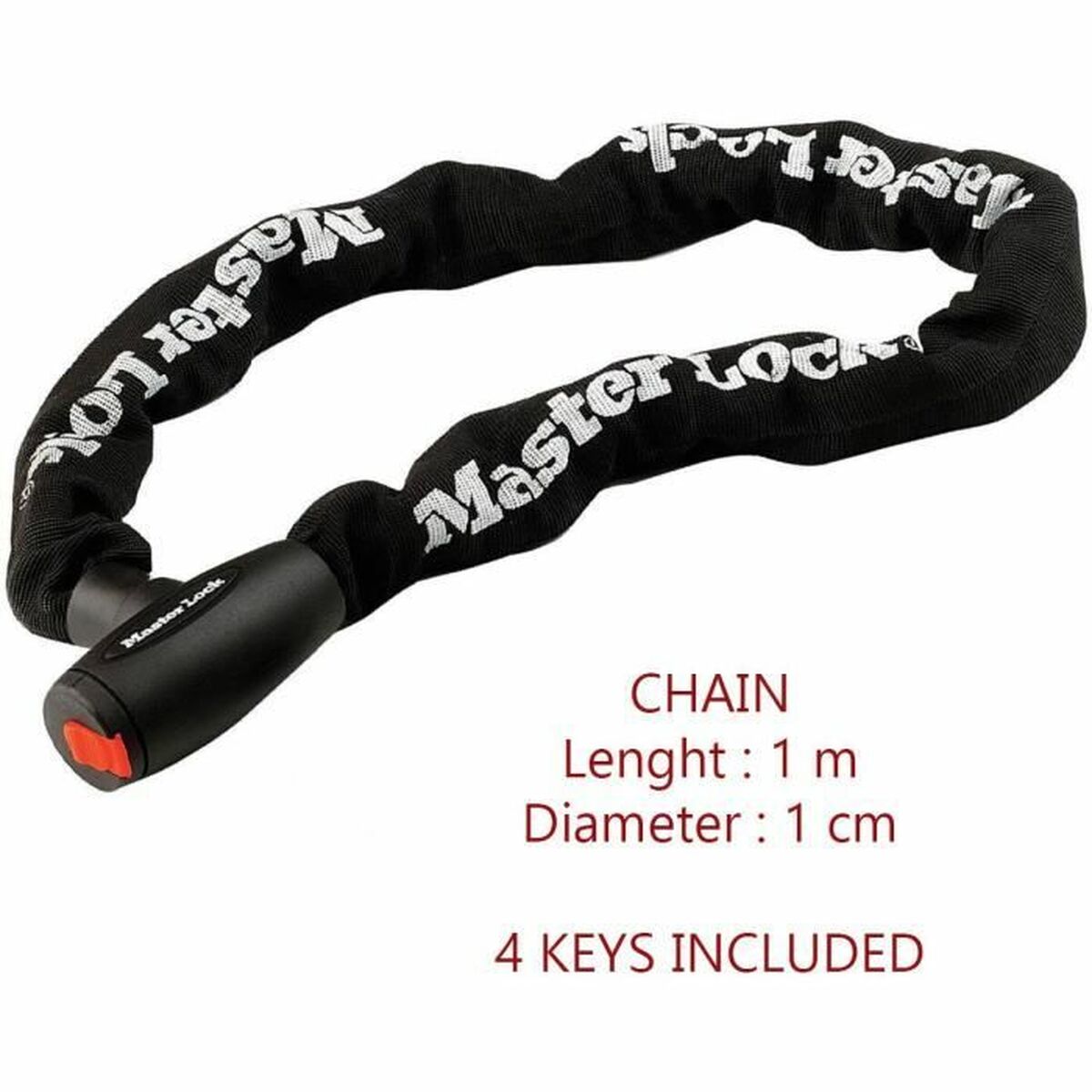 Цепь с замком Master Lock